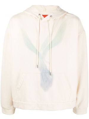 Hoodie mit print Who Decides War weiß