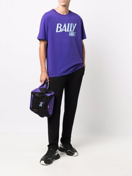 Camiseta con estampado Bally violeta