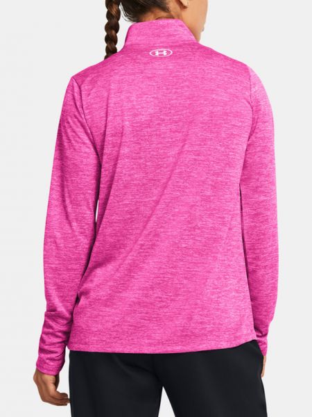 T-shirt mit reißverschluss Under Armour pink