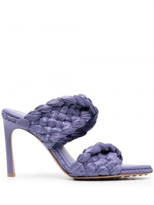 Sandales en cuir Bottega Veneta violet