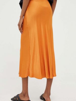 Oranžové midi sukně Answear Lab