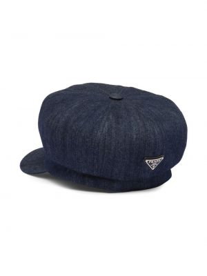 Kepurė su snapeliu Prada mėlyna