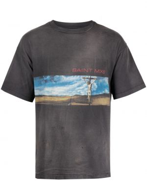 Βαμβακερή μπλούζα με σχέδιο Saint Mxxxxxx