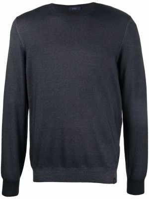 Pull col rond Fay gris