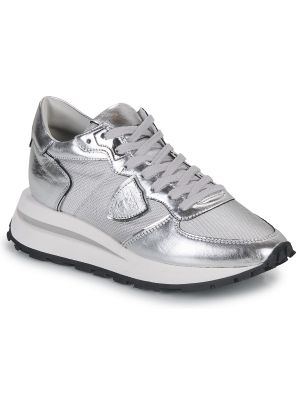 Sneakerși Philippe Model argintiu