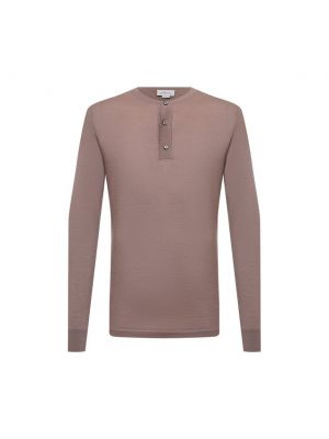 Кашемировый короткий свитер Brioni розовый