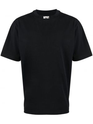 T-shirt mit rundem ausschnitt Heron Preston schwarz