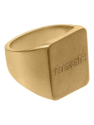 Кольцо Vetements золотое