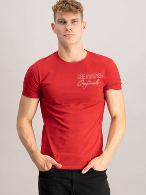 Polo marškinėliai Lee Cooper raudona