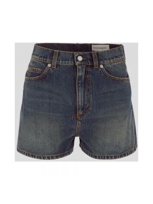 Pantalones cortos vaqueros Alexander Mcqueen azul