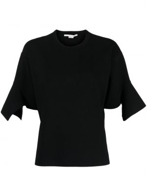 Asymetrické tričko Stella Mccartney černé
