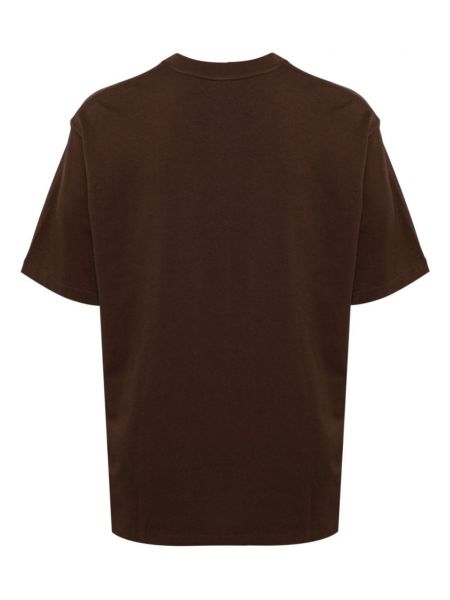 T-shirt en coton à imprimé A Bathing Ape® marron