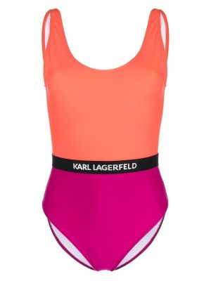 Baddräkt Karl Lagerfeld orange