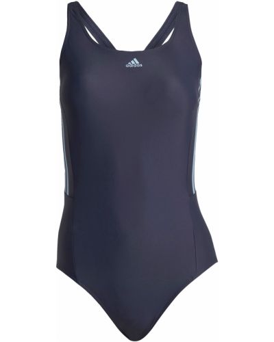 Prugasti kupaći kostim Adidas Sportswear plava