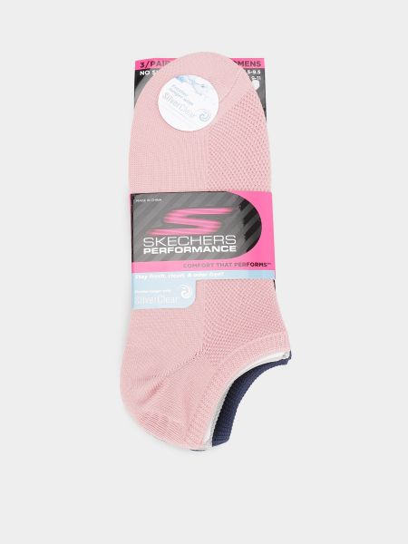 Шкарпетки Skechers рожеві