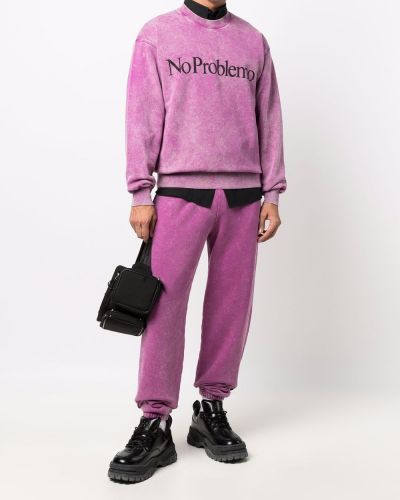 Pantalones de chándal Aries violeta