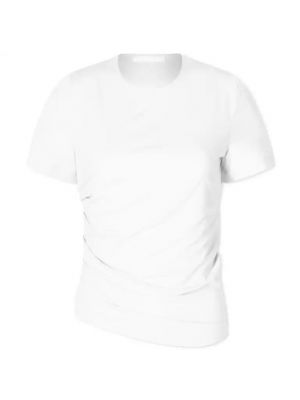 Helmut lang перекрученная футболка белый