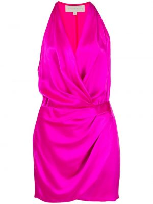 Mini šaty Michelle Mason růžové