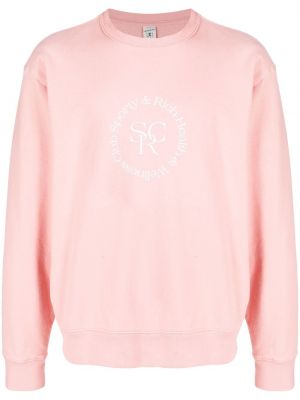 Trykt sweatshirt Sporty & Rich rosa