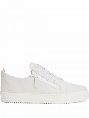 Lær sneakers Giuseppe Zanotti hvit