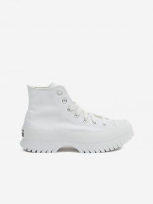 Pantofi cu platformă cu stele Converse alb
