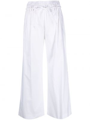 Relaxed памучни панталон Tela бяло