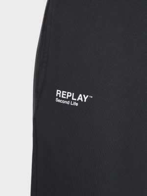 Спортивные штаны Replay черные