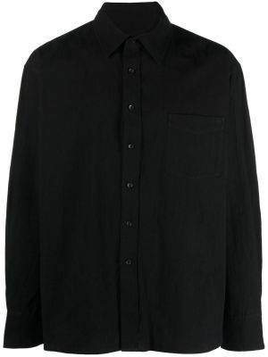 Hemd aus baumwoll ausgestellt Commas schwarz