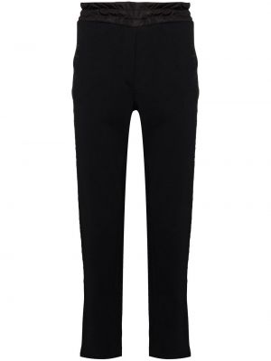 Спортни панталони с принт Moncler черно