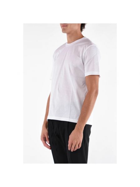 Camiseta de algodón Paolo Pecora blanco