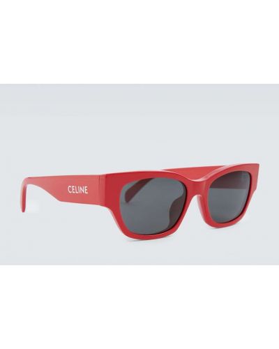 Okulary przeciwsłoneczne Celine Eyewear czerwone