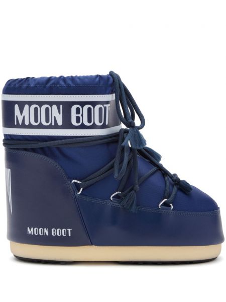 Høje flade støvler Moon Boot blå