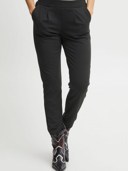 Плиссированные брюки B.young черные