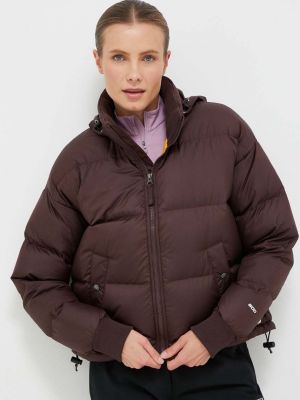 Pernata jakna oversized The North Face smeđa