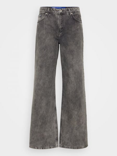 Jeansy relaxed fit Karl Lagerfeld Jeans szare