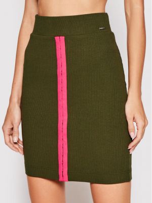 Mini sukně Guess, zelená