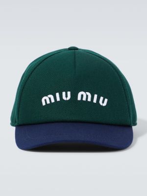 Cappello con visiera Miu Miu