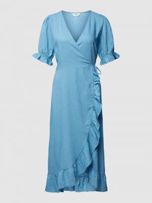 Sukienka z wiskozy Object błękitna