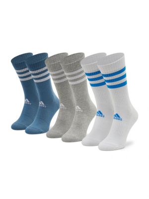 Чорапи на райета Adidas синьо