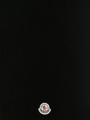 Vlněný šál Moncler černý