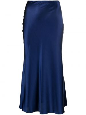 Hodvábna sukňa Manuri modrá