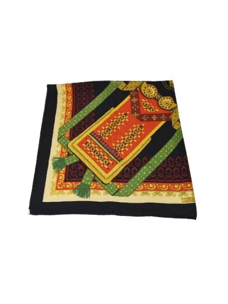 Bufanda de cachemir con estampado de cachemira Hermès Vintage