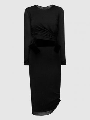 Сукня міді з баскою Tom Ford чорна