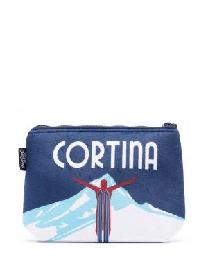 Reisetasche mit print Mc2 Saint Barth blau