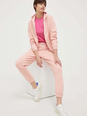 Spodnie sportowe Polo Ralph Lauren różowe
