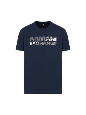Koszulka Armani niebieska