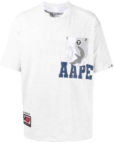 Bomull t-skjorte Aape By *a Bathing Ape® grå