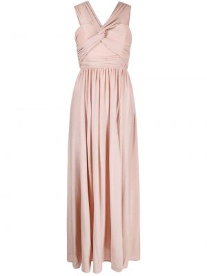 Плисирана вечерна рокля Liu Jo розово