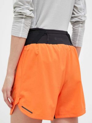Magas derekú sport rövidnadrág Adidas Terrex narancsszínű