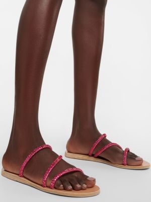 Kožené sandály Ancient Greek Sandals růžové
